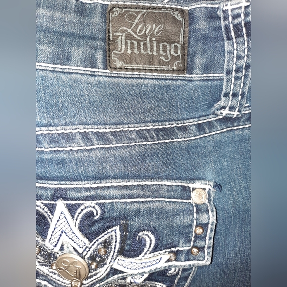 Women's Love Indigo Jeans size 16 good used condition, one flaw pictured - Picture 10 of 12